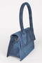 Denim Top Handle Crossbody Bag​​​