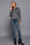 Long Slv Teddy Fleece Short Jacket​