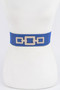 Rhinestone Link Elastic Belt