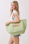 2 In 1 Shoulder & Bucket Style Vintage Canvas Tote