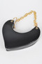 Heart Shape Oversized Handle Clutch