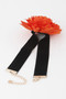 Layered Flower Petal Choker Necklace