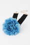 Layered Flower Petal Choker Necklace