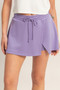 Wrap Front Elastic Waist Skort​​​​​​