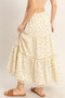 Tiered Lace Trim Skirt​​