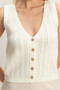 V-Neck Knit Tank Top