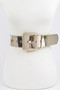 Wide Mirror Pu Belt