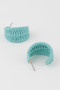 Triple Weaved Hoop Earrings