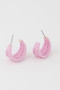 Triple Weaved Hoop Earrings