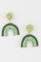 Triple Twisted Rainbow Earrings