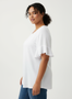 Textured Ruffle Sleeve Short Sleeve Top​