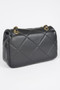 Wide Quilted Shoulder Bag