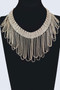 Rhinestone Fringe Necklace