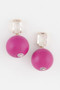 Solid Bead Drop Earrings