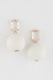 Solid Bead Drop Earrings