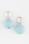 Solid Bead Drop Earrings