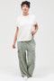 Mineral Wash Wide Leg Cargo Pants​