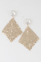 Disco Sequin Cut Earrings