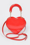 Enamal Heart Shape Crossbody Bag