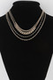 Multi Curb Mariner Chain Necklace