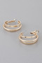 Interlaced Hoop Earrings