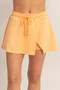 Wrap Front Elastic Waist Skort​​​