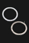Rhinestone Round Earring​