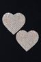Rhinestone Heart Stud Earring