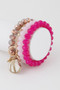 Multi Seashell Crystal Bracelet