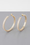 Multi Crystal Hoop Earrings