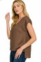 Zenana Linen V-Neck Sleeveless Top