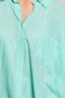 POL Button Down Half Dolman Sleeve Shirt