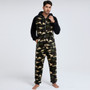 Men's Hooded Camo Jumpsuit