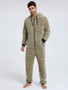 Men's Hooded Camo Jumpsuit