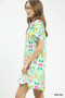 Umgee Abstract Floral Shift Dress