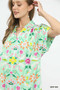 Umgee Abstract Floral Shift Dress