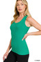 Zenana Ribbed Scoop Neck Tank Top