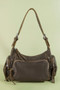 Fame Multi Pocket Leather Shoulder Bag