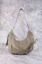 Fame Larger Leather Crescent Shoulder Bag