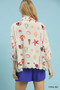 Umgee Seashell & Starfish Print Button-Down Top