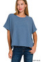 Zenana Cotton Slub Oversized Tee