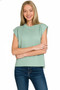 Zenana Round Neck Viscose Sweater Vest