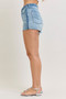 Judy Blue Hw Rigid Magic Cut Off Denim Shorts with Raw Side Seams