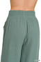 Zenana Double Gauze Lounge Pants