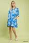Umgee Floral Babydoll Dress with Pockets