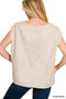 Zenana Linen V-Neck Sleeveless Top