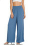 Zenana Smocked Waistband Wide Leg Lounge Pants
