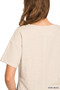 Zenana Cotton Slub Short Sleeve Tee
