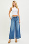 RISEN Slouchy Ankle Wide Jeans
