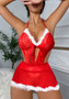 Women Sexy Christmas Straps Nightdress Lingerie